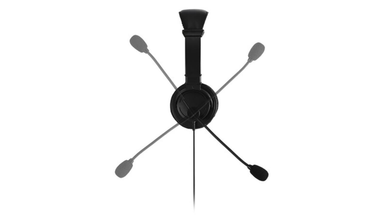 Headset Kensington USB-C Hi-Fi met microfoon zwart