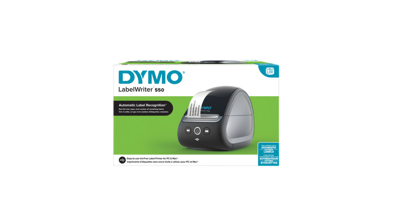Labelprinter Dymo LabelWriter 550 desktop zwart