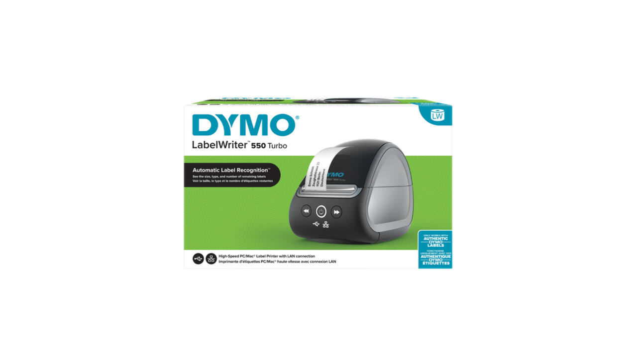 Labelprinter Dymo LabelWriter 550 Turbo desktop zwart