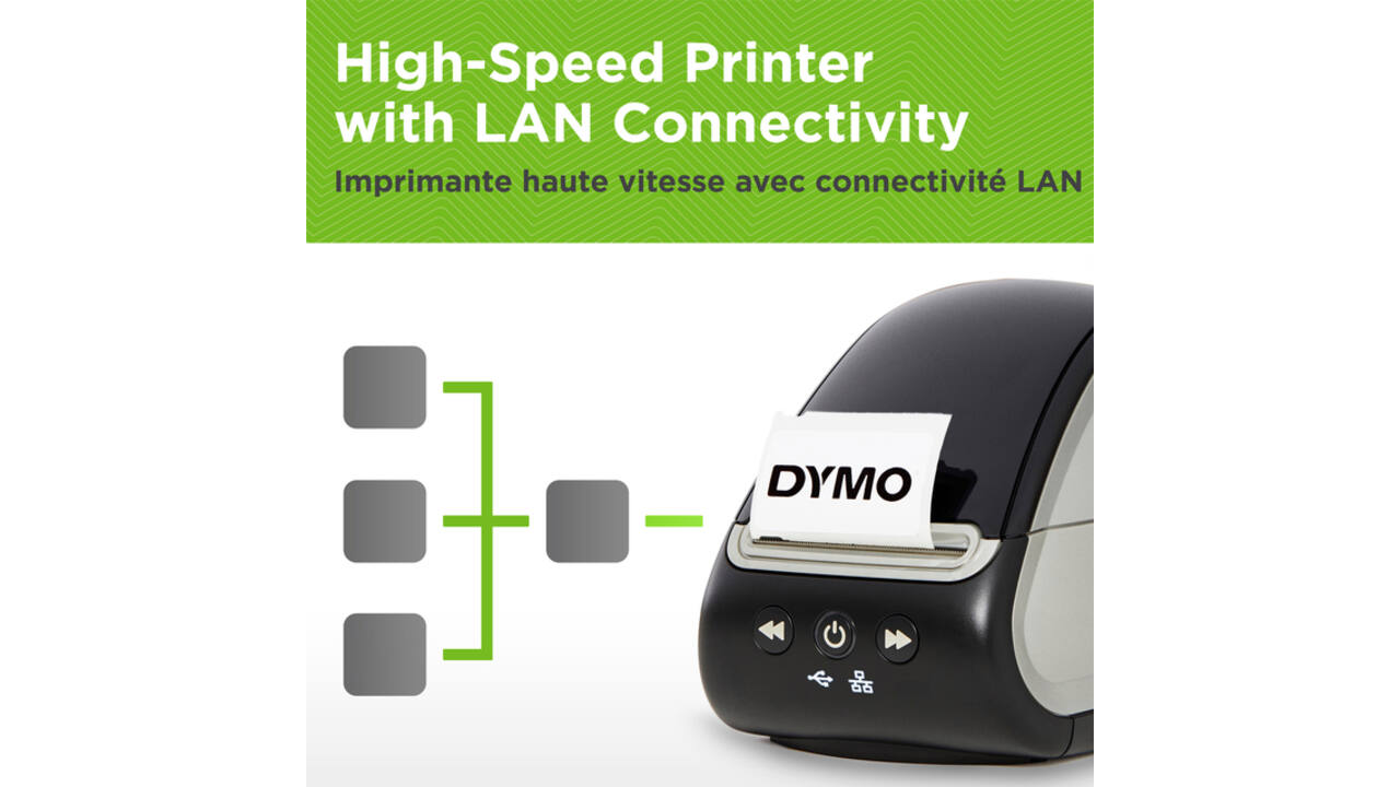 Labelprinter Dymo LabelWriter 550 Turbo desktop zwart