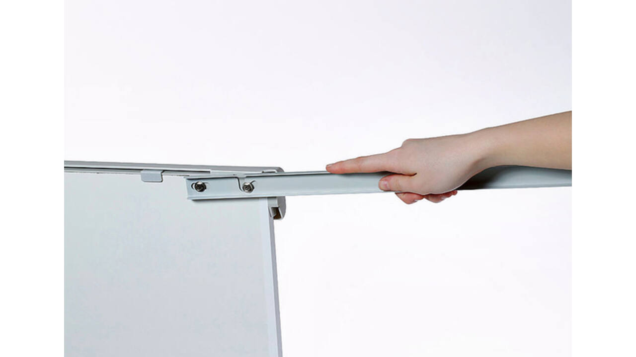 Flipover Dahle Team mobiel magnetisch gelakt staal met verstelbare arm