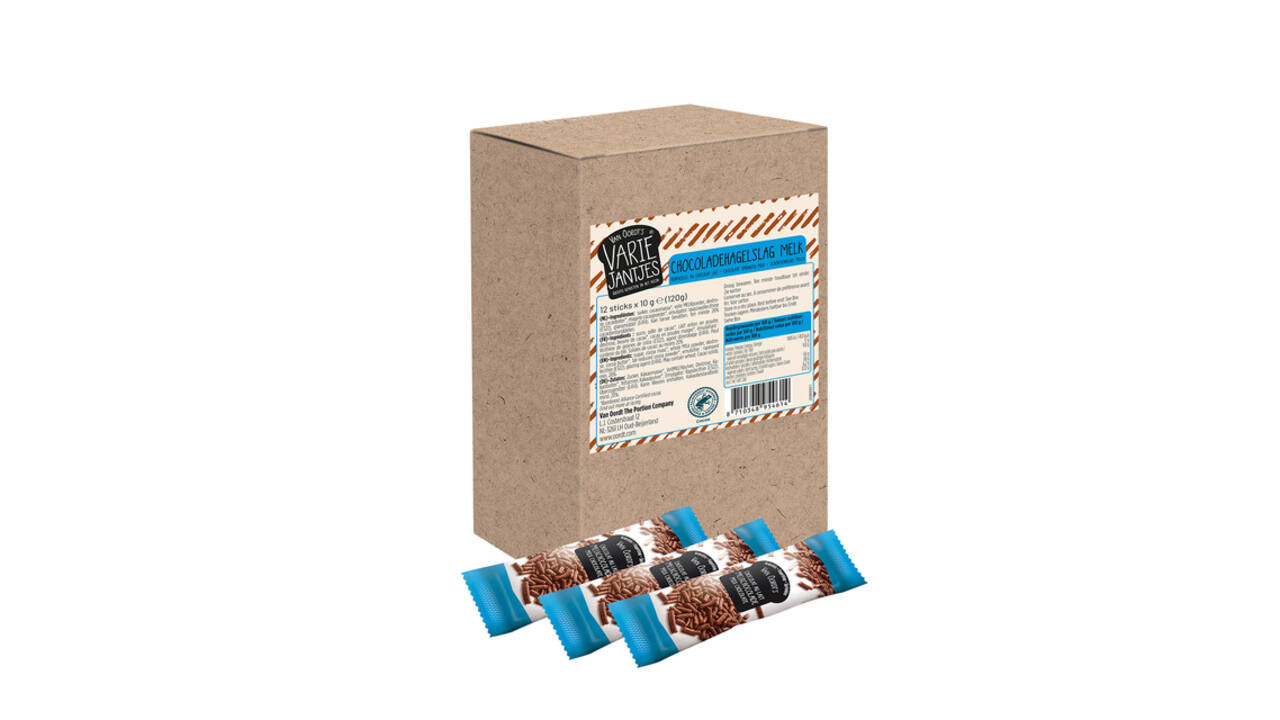 Hagelslag van Oordt VarieJantjes melk 12x10gr