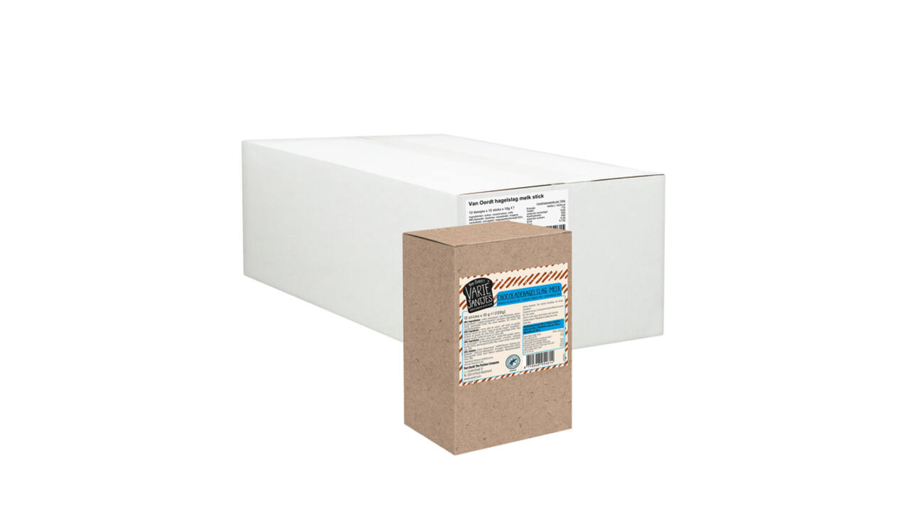 Hagelslag van Oordt VarieJantjes melk 12x10gr