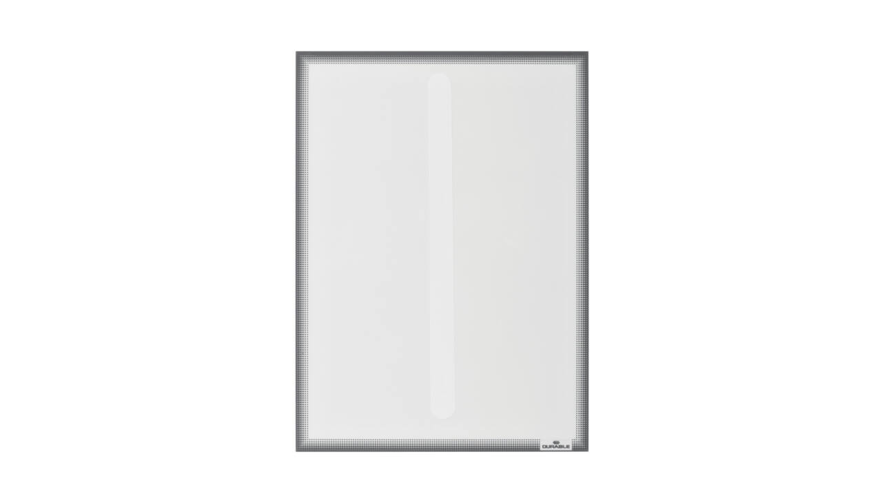 Infohoes Durable 501457 statisch A4 antraciet 5 stuks