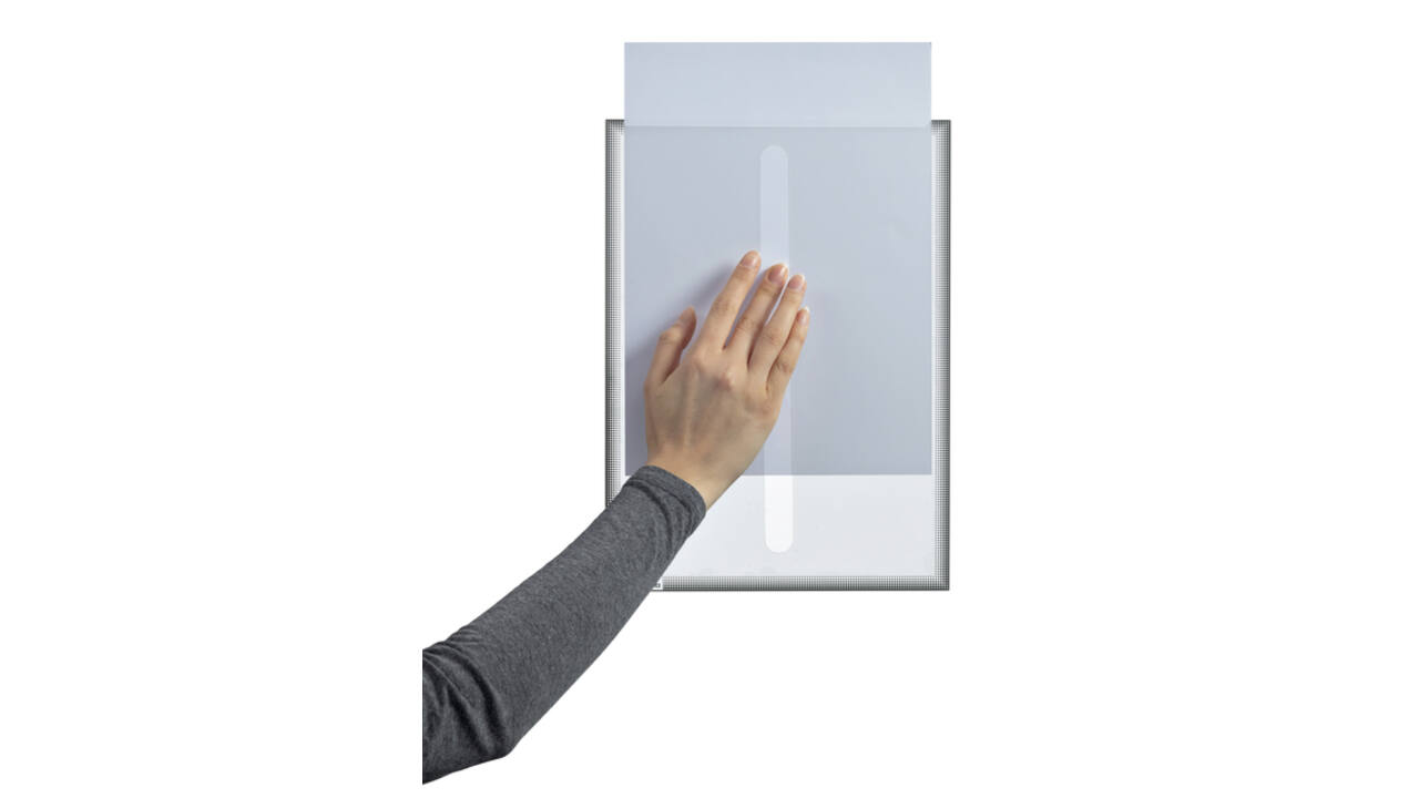 Infohoes Durable 501457 statisch A4 antraciet 5 stuks