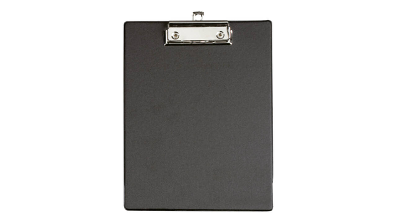 Klembord MAUL A5 staand PVC zwart