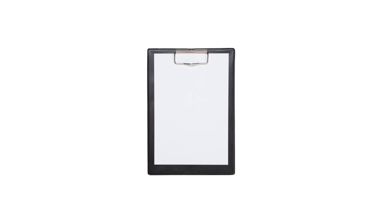 Klembord MAUL A5 staand PVC zwart