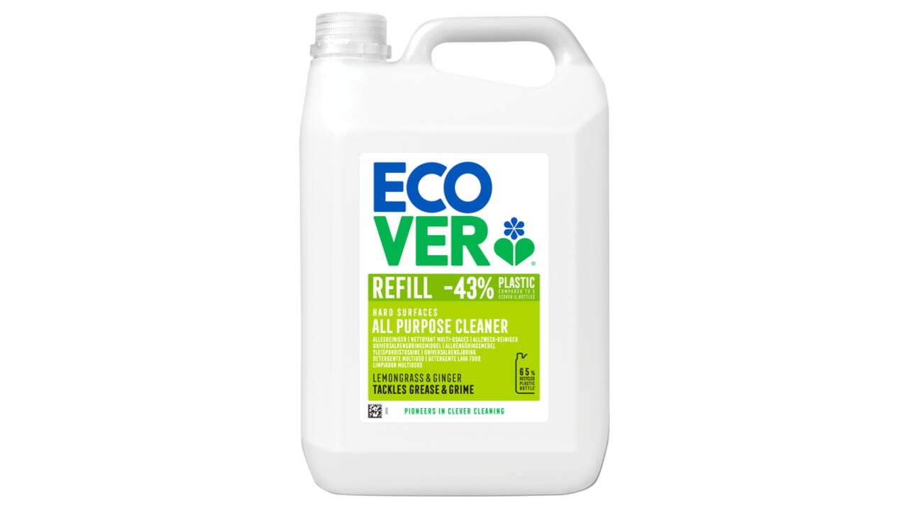 Allesreiniger Ecover citroengrass & gember navulflacon 5L