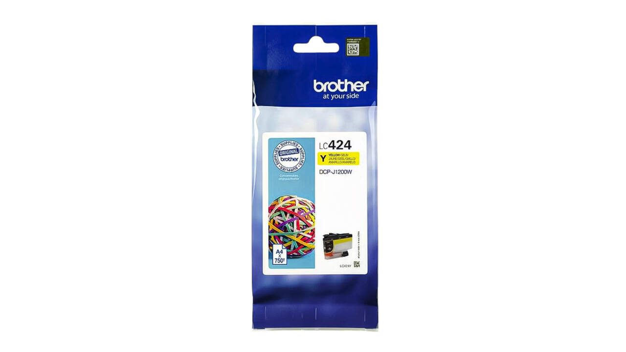 Inktcartridge Brother LC-424Y geel