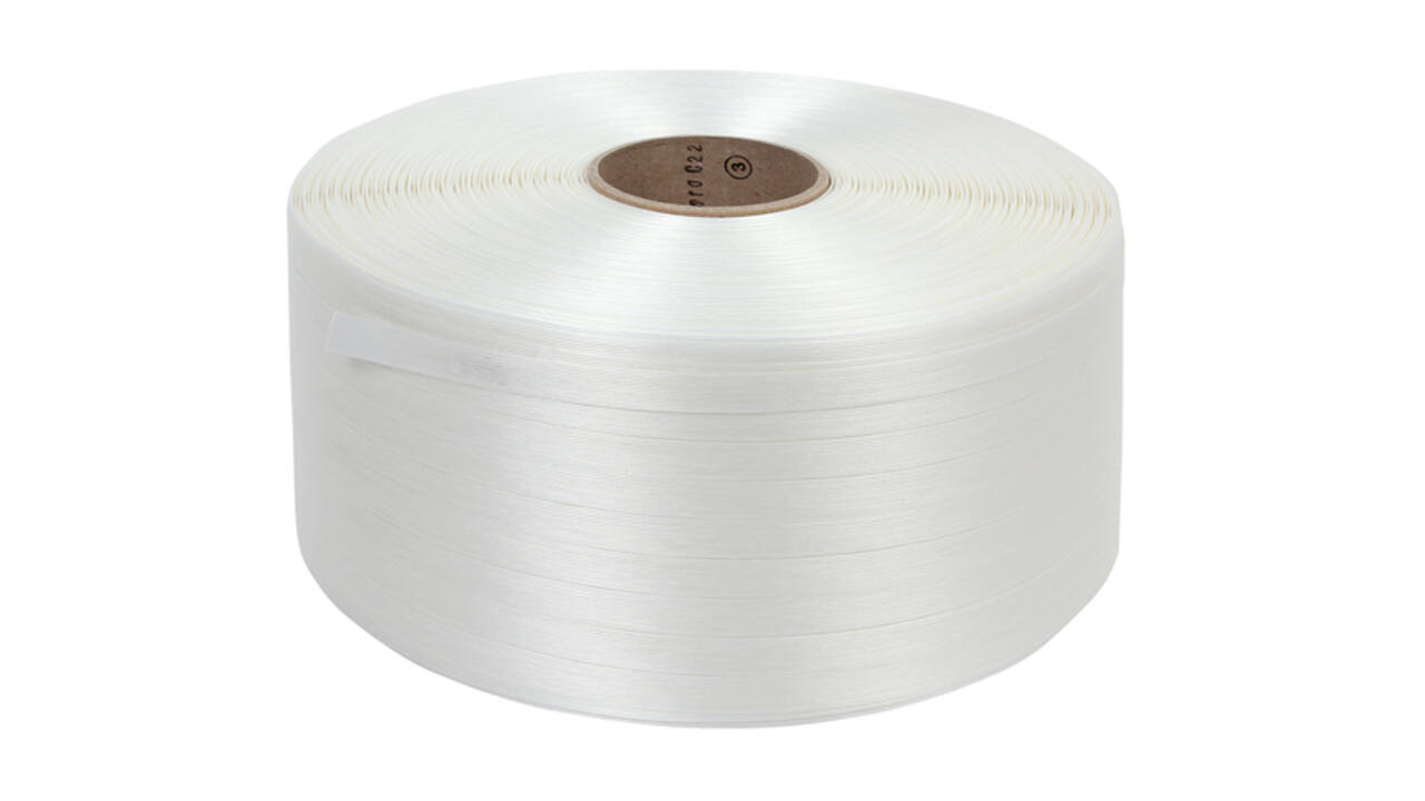 Textielband iezzy 13mmx1100m kern 76mm