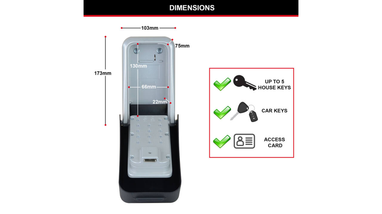 Sleutelkluis MasterLock Select Access XL cijfercombinatieslot