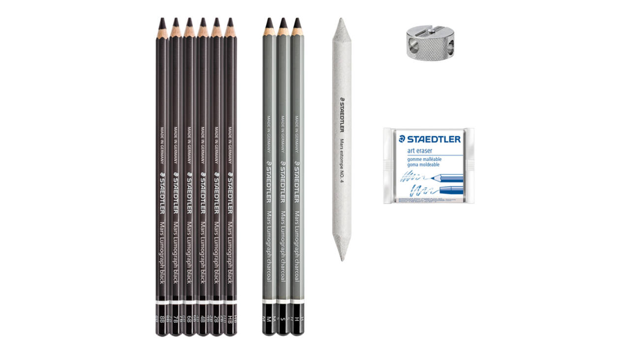 Houtskoolpotloodset  Staedtler Design Journey 12-delig