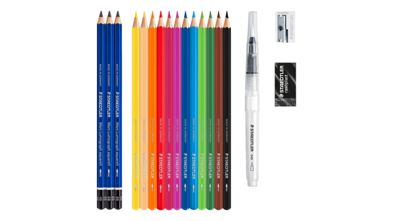 Kleurpotlood Staedtler Design Journey watercolor aquarel 18-delig