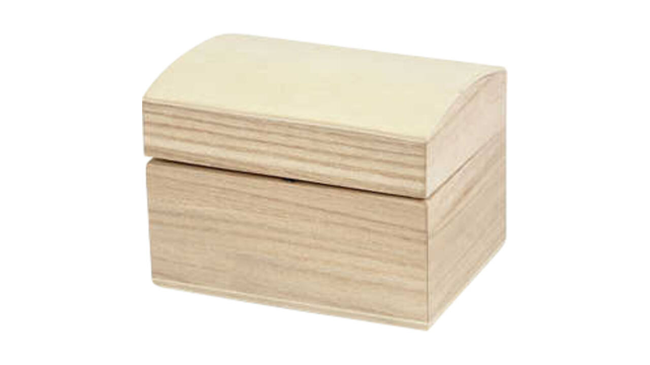 Schatkist Creativ Company 8x6x4.5cm hout