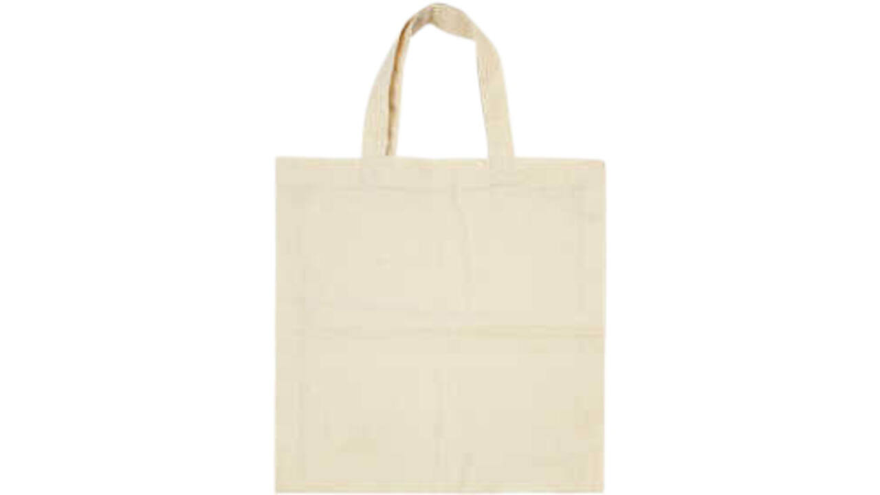 Tas Creativ Company 27.5x30cm 5 stuks katoen naturel