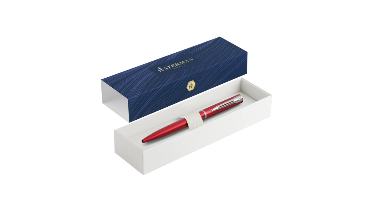 Balpen Waterman Allure red lacquer CT medium