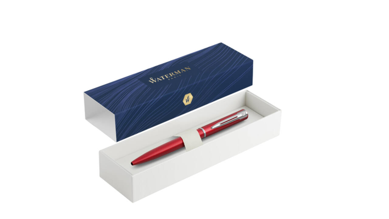 Balpen Waterman Allure red lacquer CT medium