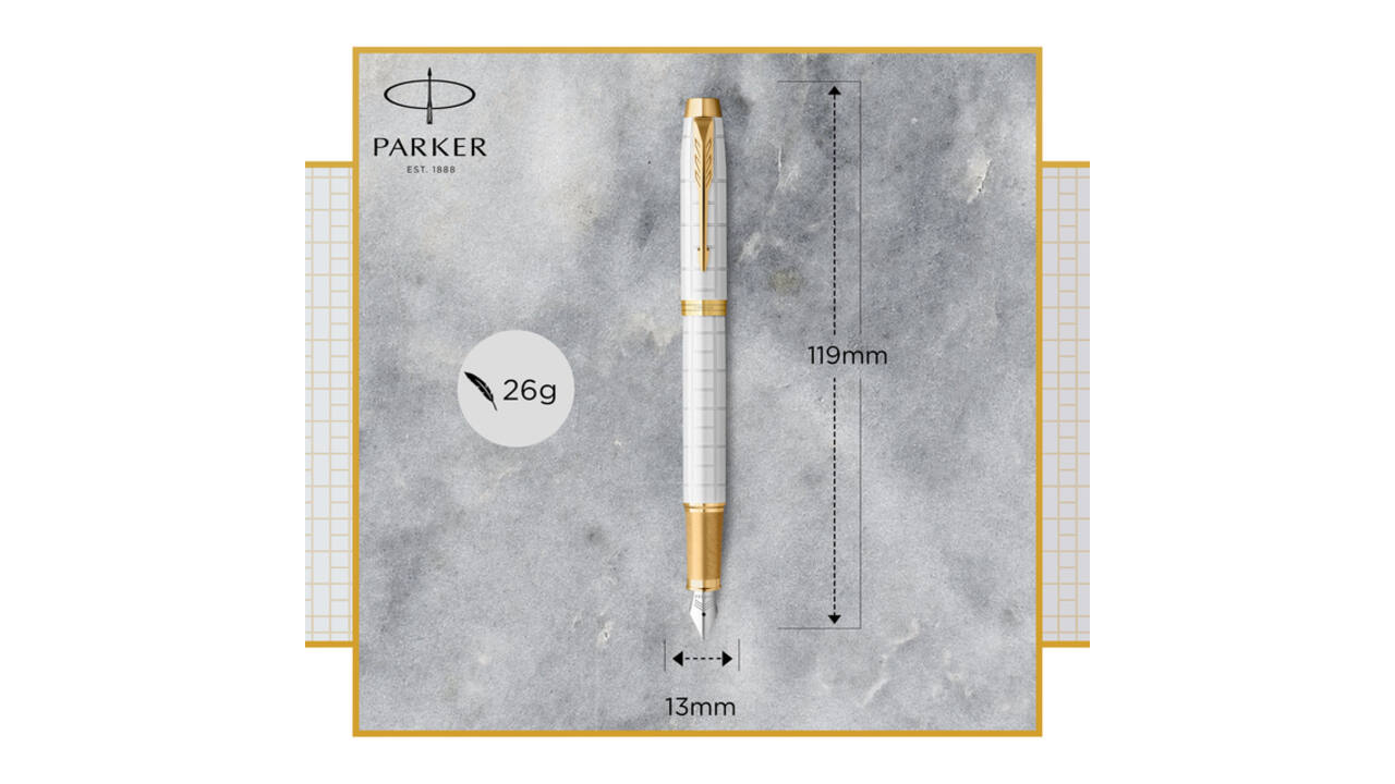 Vulpen Parker IM Premium pearl GT fijn