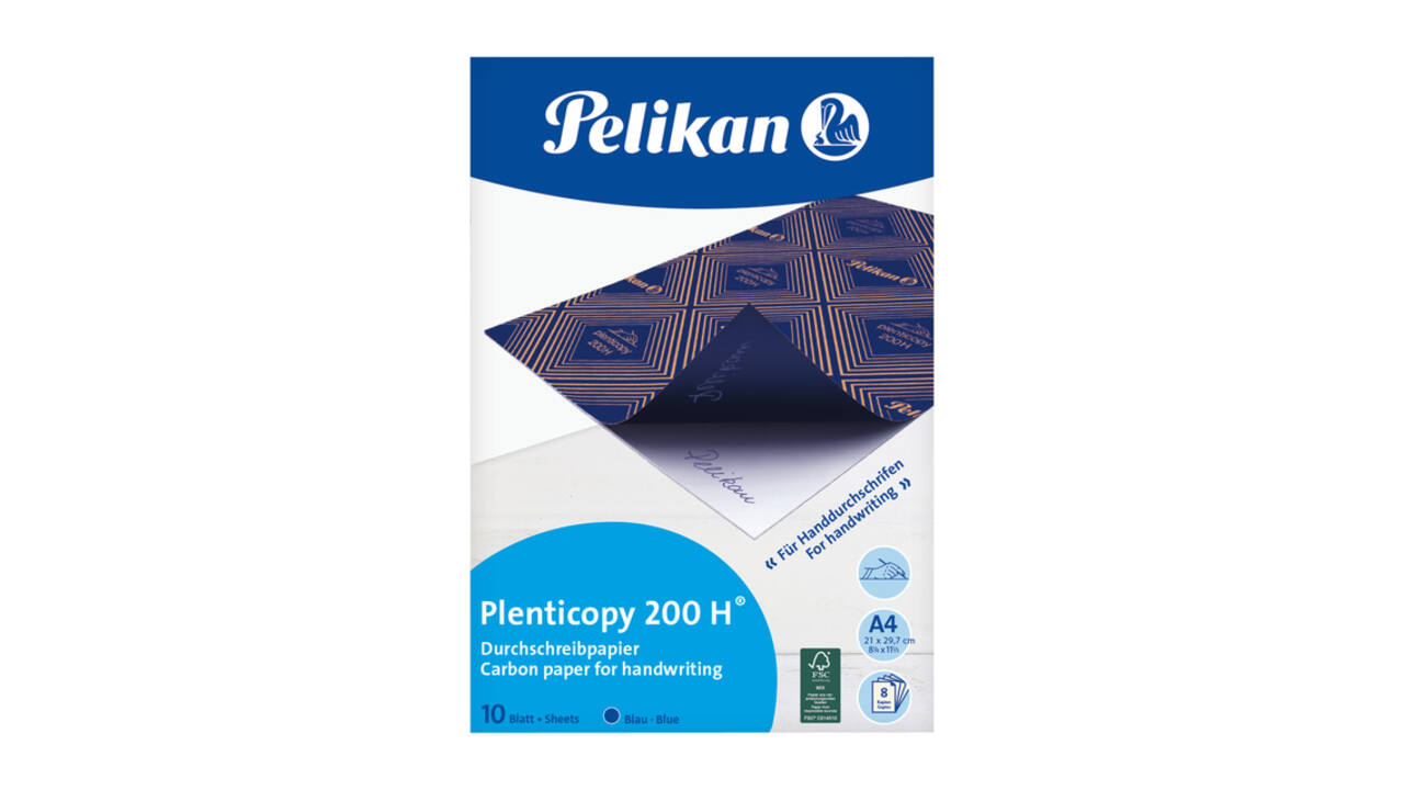 Carbon Handschrift Pelikan A4 200H 10v blauw