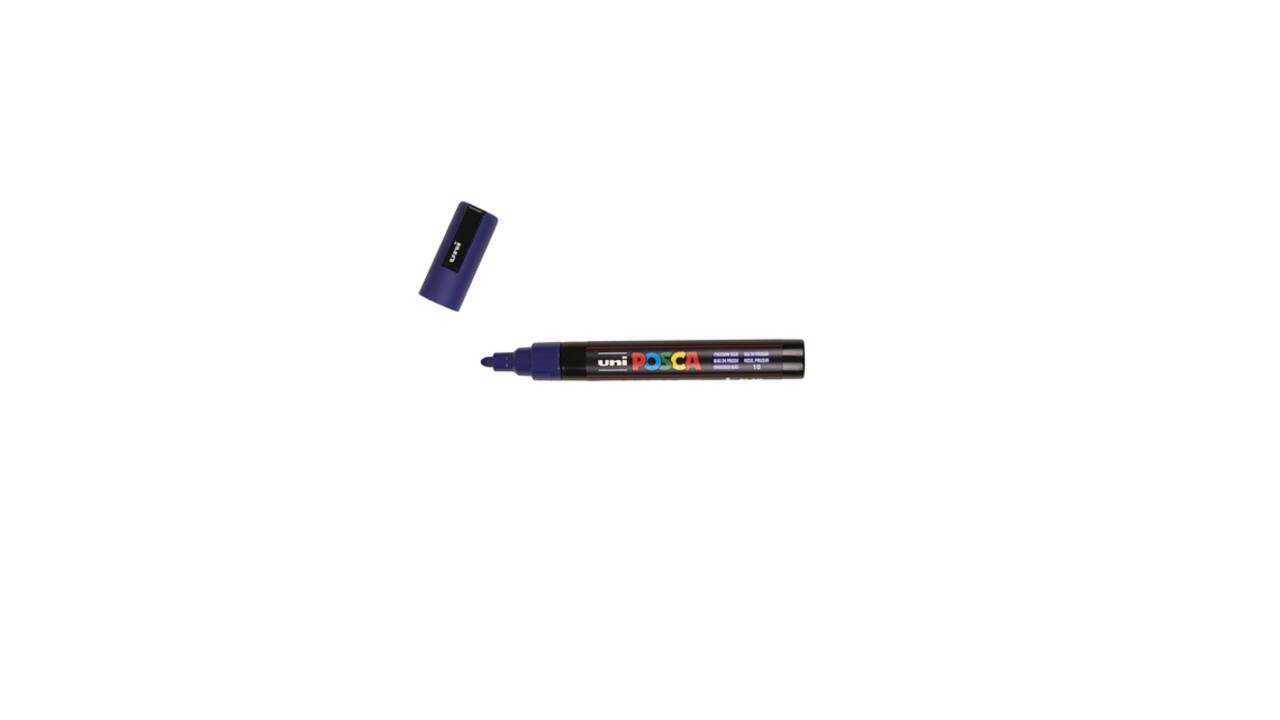 Paintmarker Uni POSCA PC5M Medium Pruisisch blauw