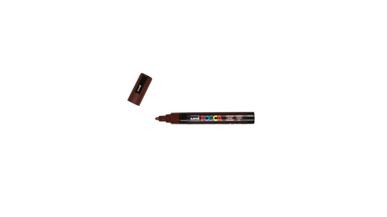 Paintmarker Uni POSCA PC5M medium cacao bruin