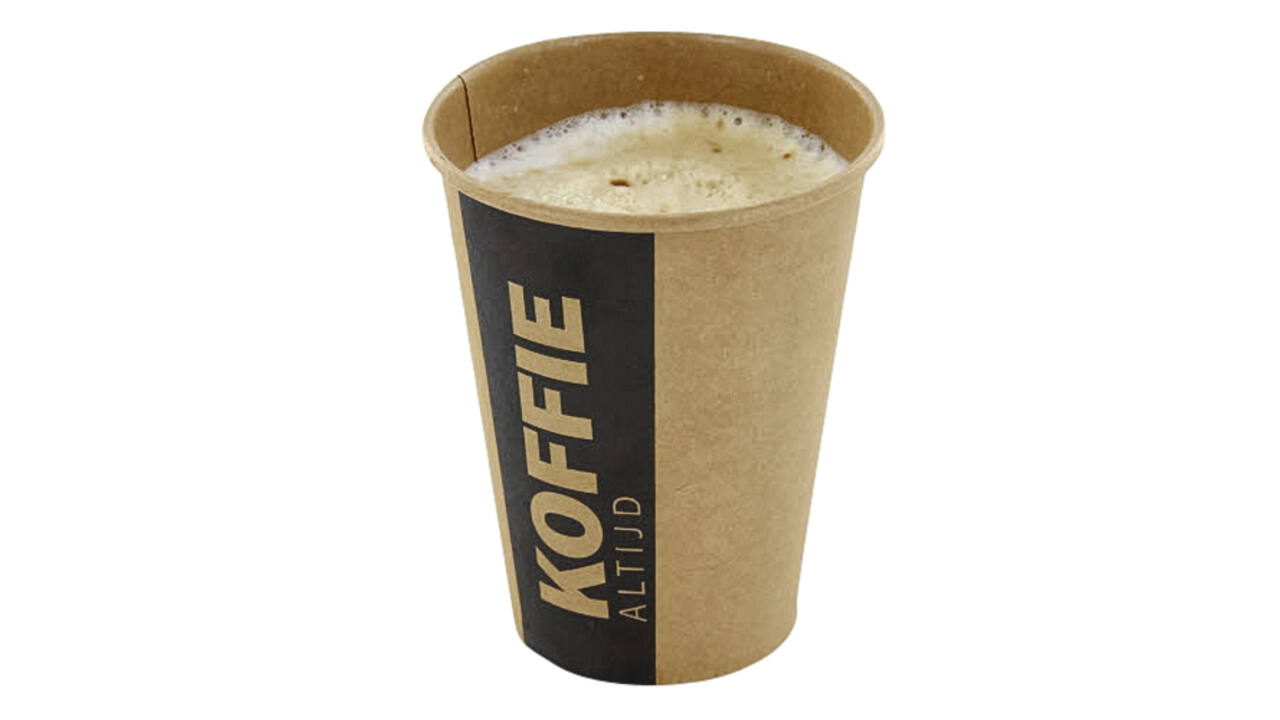 Beker IEZZY Altijd Koffie 355ml Ø90mm 50 stuks