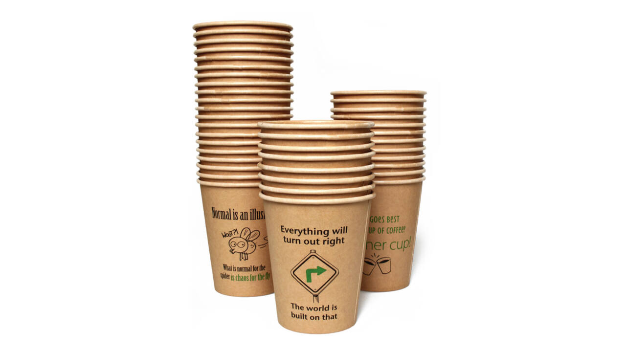 Beker IEZZY coffee-to-go 177ml karton 50 stuks