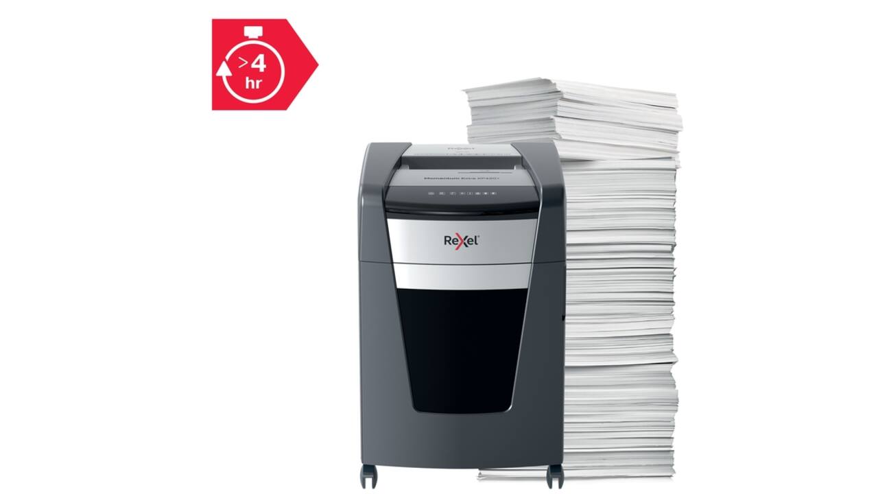 Papiervernietiger Rexel Momentum Extra XP420+ snippers 4x35mm