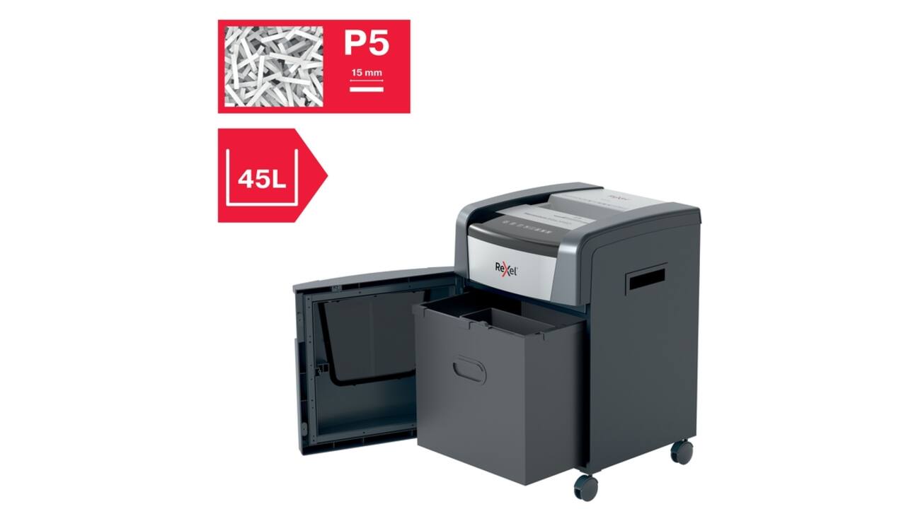 Papiervernietiger Rexel Momentum Extra XP512+ snippers 2x15mm