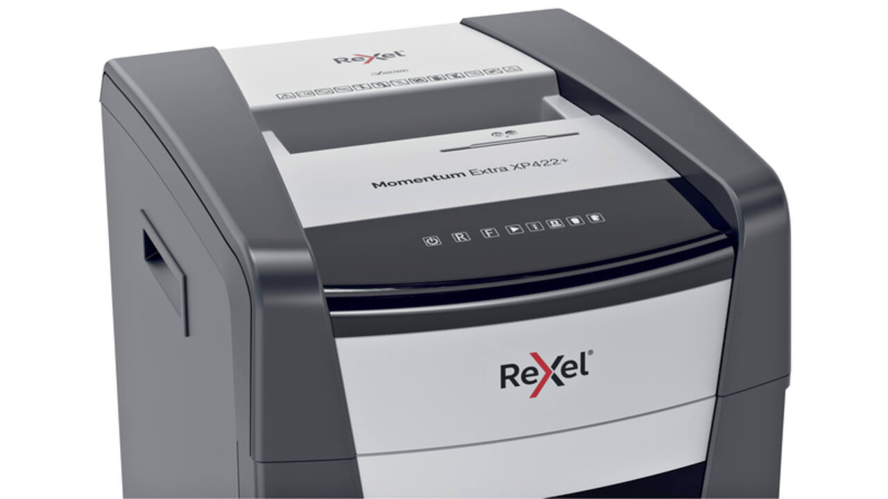 Papiervernietiger Rexel Momentum Extra XP422+ snippers 4x35mm