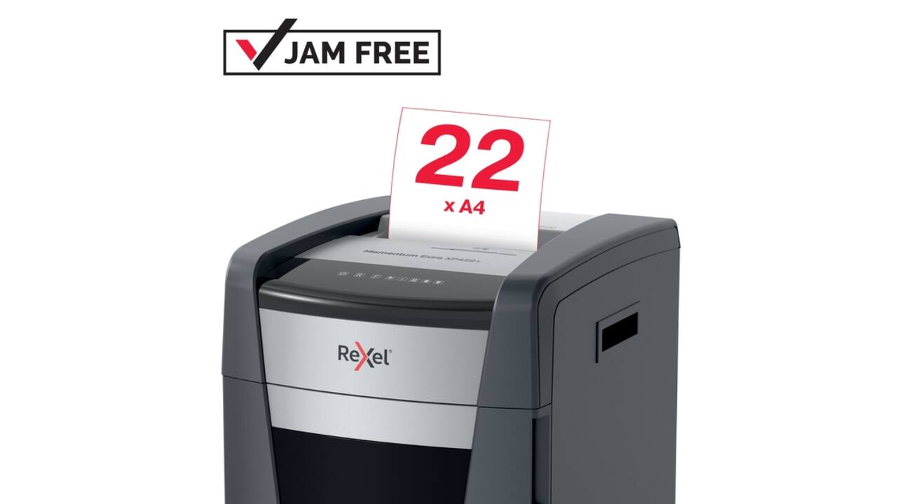 Papiervernietiger Rexel Momentum Extra XP422+ snippers 4x35mm