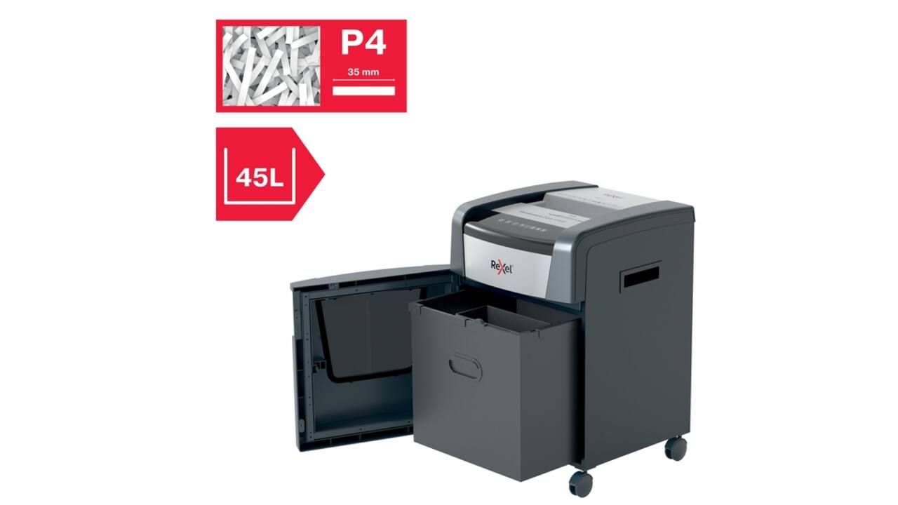 Papiervernietiger Rexel Momentum Extra XP418+ snippers 4x35mm