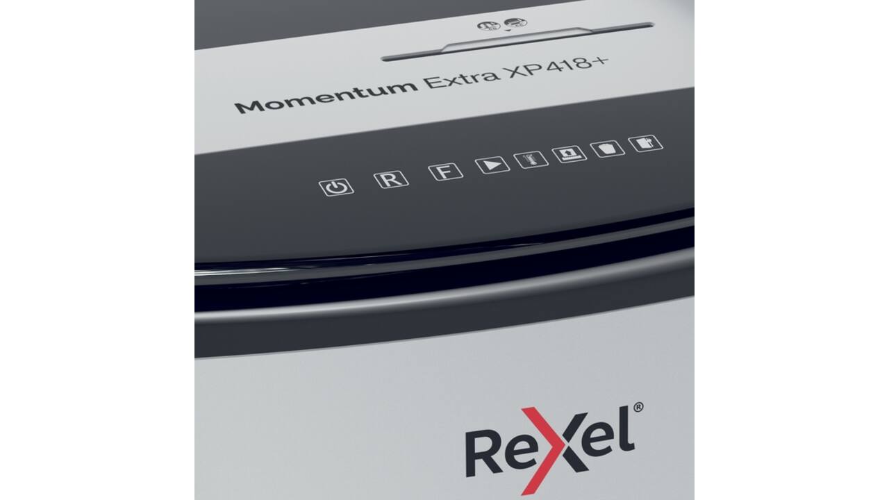 Papiervernietiger Rexel Momentum Extra XP418+ snippers 4x35mm