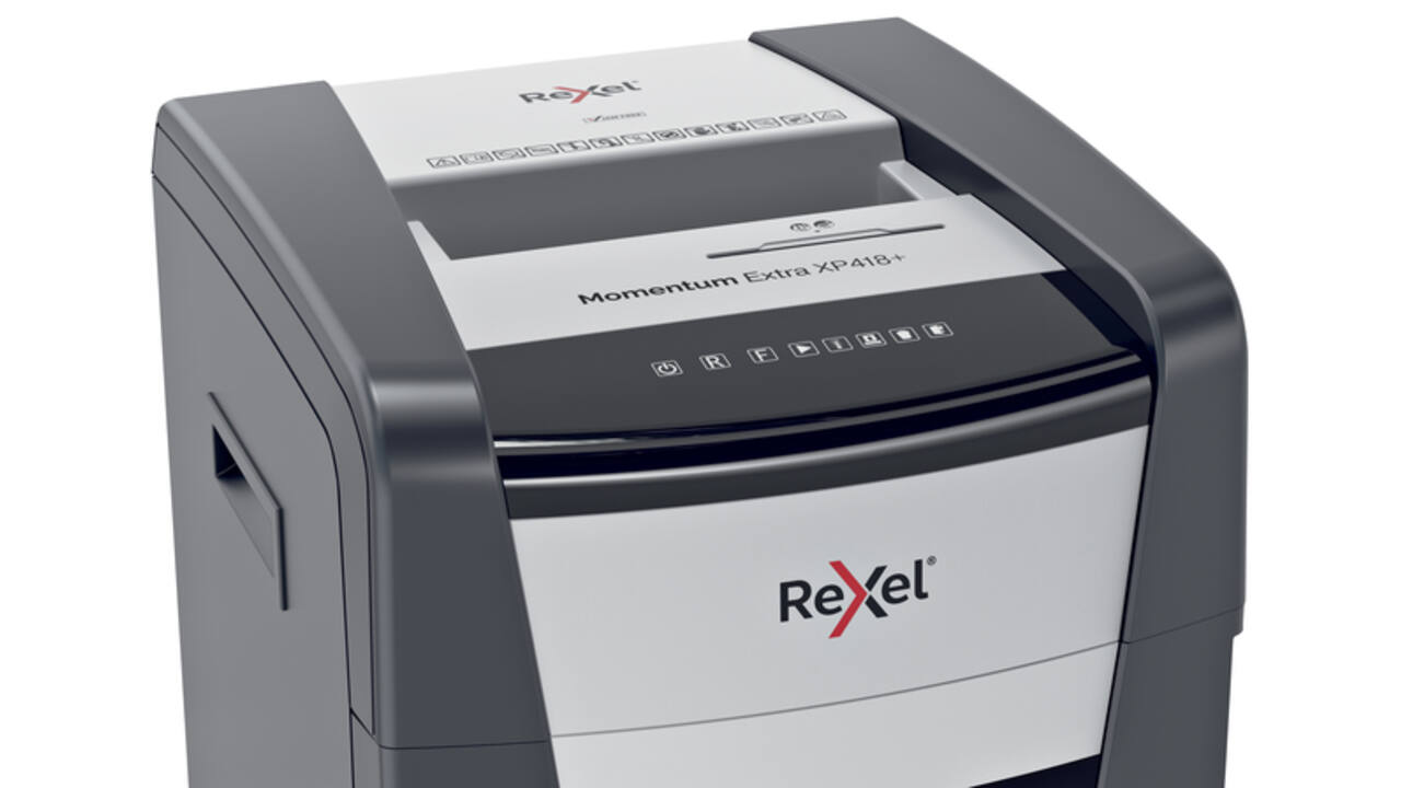 Papiervernietiger Rexel Momentum Extra XP418+ snippers 4x35mm