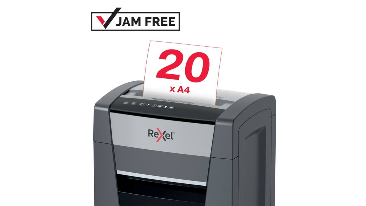 Papiervernietiger Rexel Momentum P420+ snippers 4x35mm