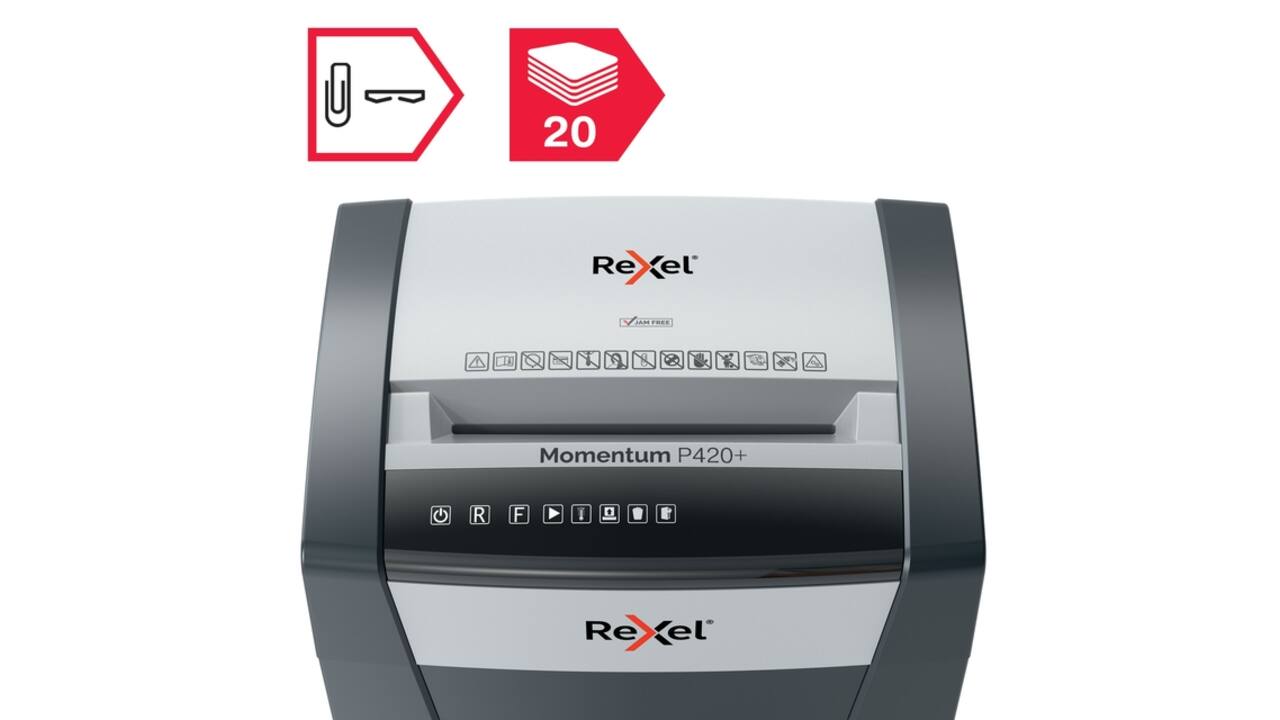 Papiervernietiger Rexel Momentum P420+ snippers 4x35mm