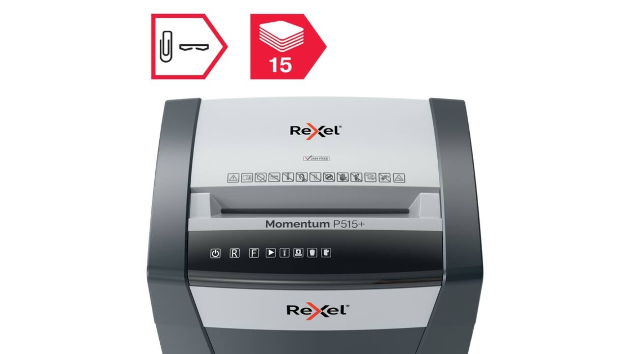 Papiervernietiger Rexel Momentum P515+ snippers 2x15mm