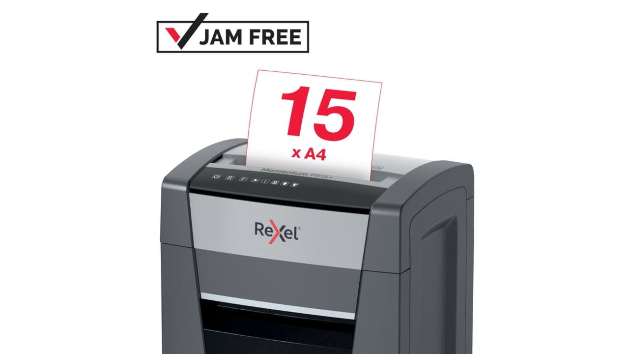 Papiervernietiger Rexel Momentum P515+ snippers 2x15mm