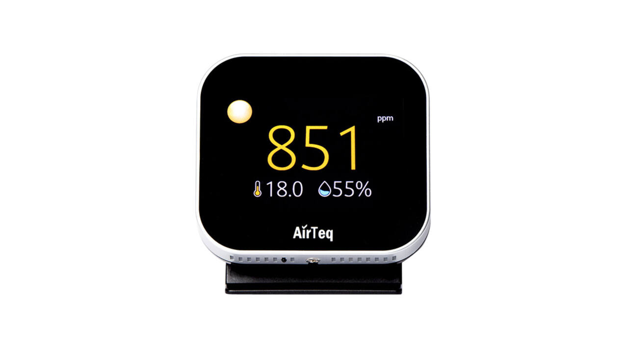 CO2 meter AirTeq Touch Base