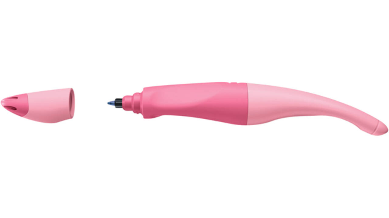Rollerpen STABILO Easyoriginal  rechts M pastel poederroze blister