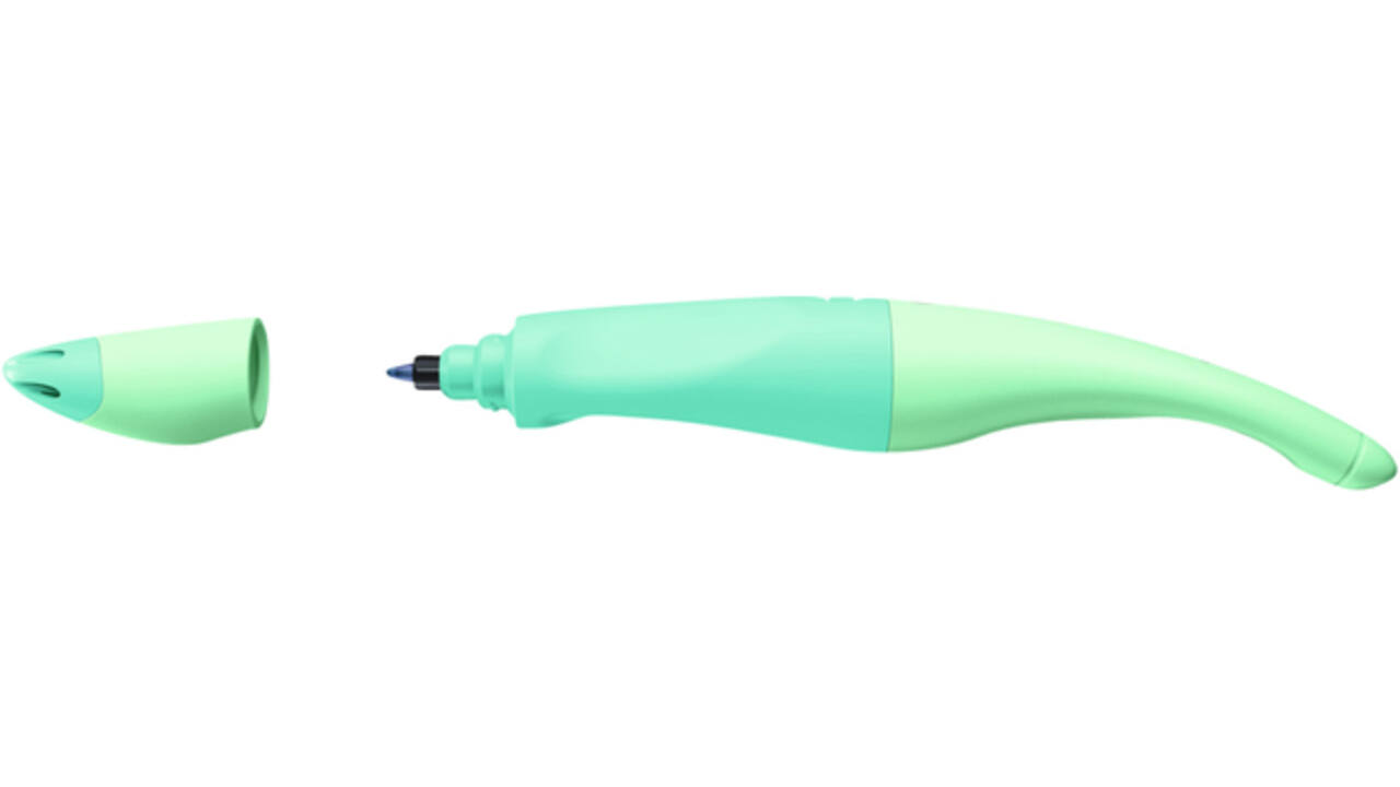 Rollerpen STABILO Easyoriginal  rechts M pastel vleugje mint blister