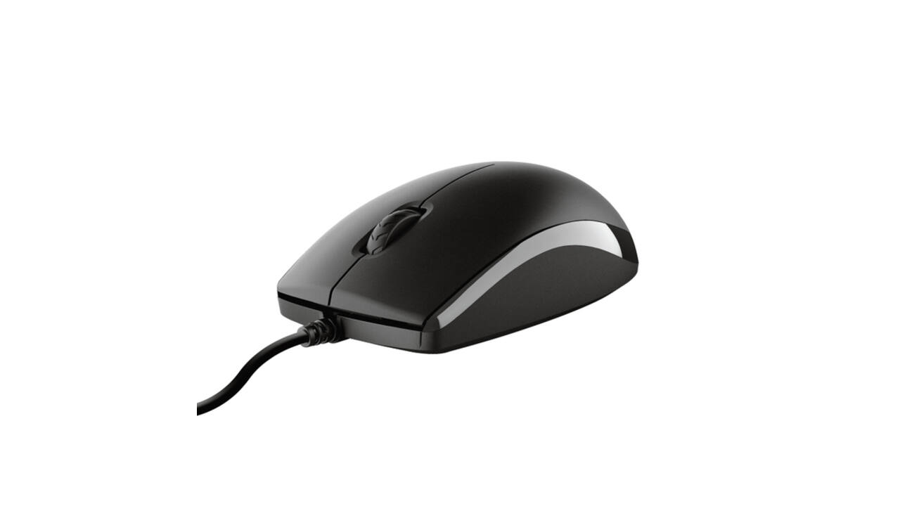 Toetsenbord Trust Primo + muis QWERTY zwart