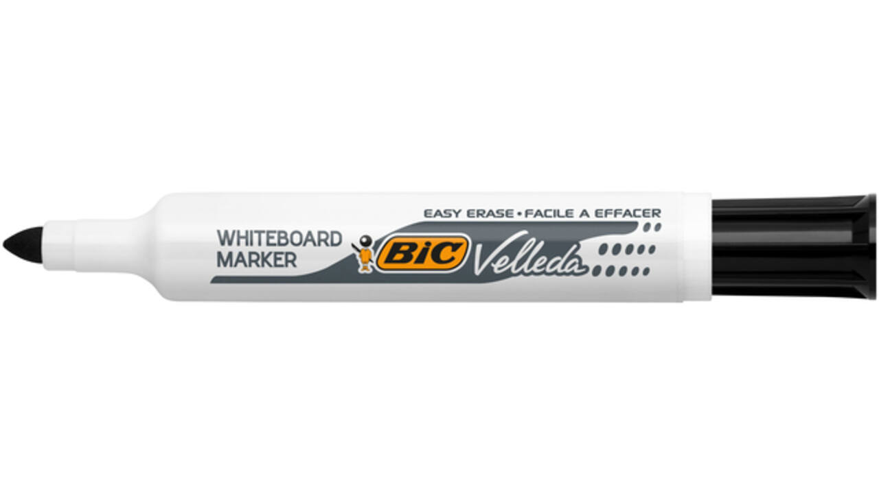 Whiteboardmarker Bic Velleda 1711 rond large zwart