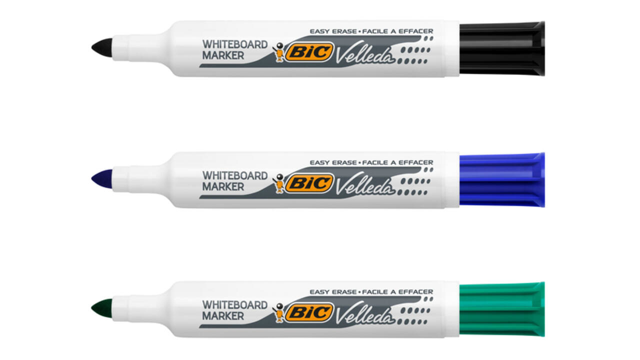 Whiteboardmarker Bic Velleda 1711 rond large blauw