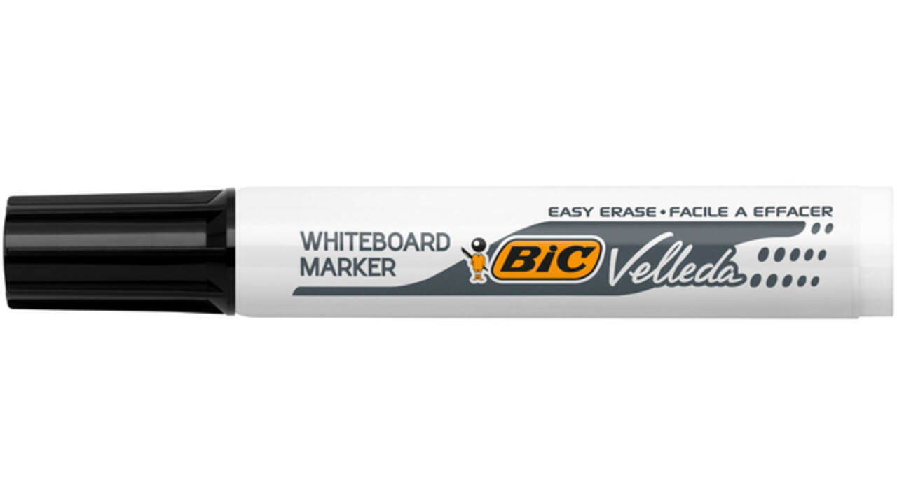 Whiteboardmarker Bic Velleda 1711 rond large zwart