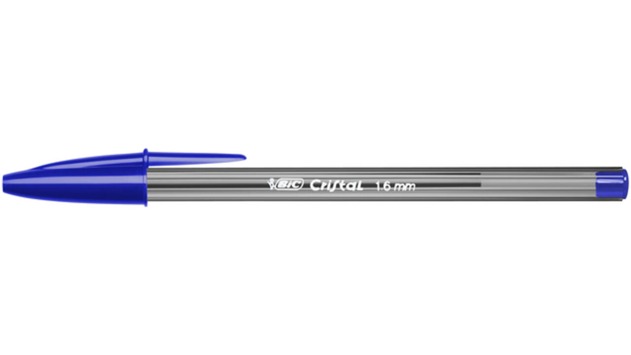 Balpen Bic Cristal large blauw