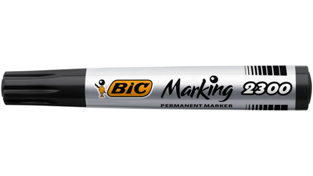 Viltstift Bic 2300 ecolutions schuin medium zwart