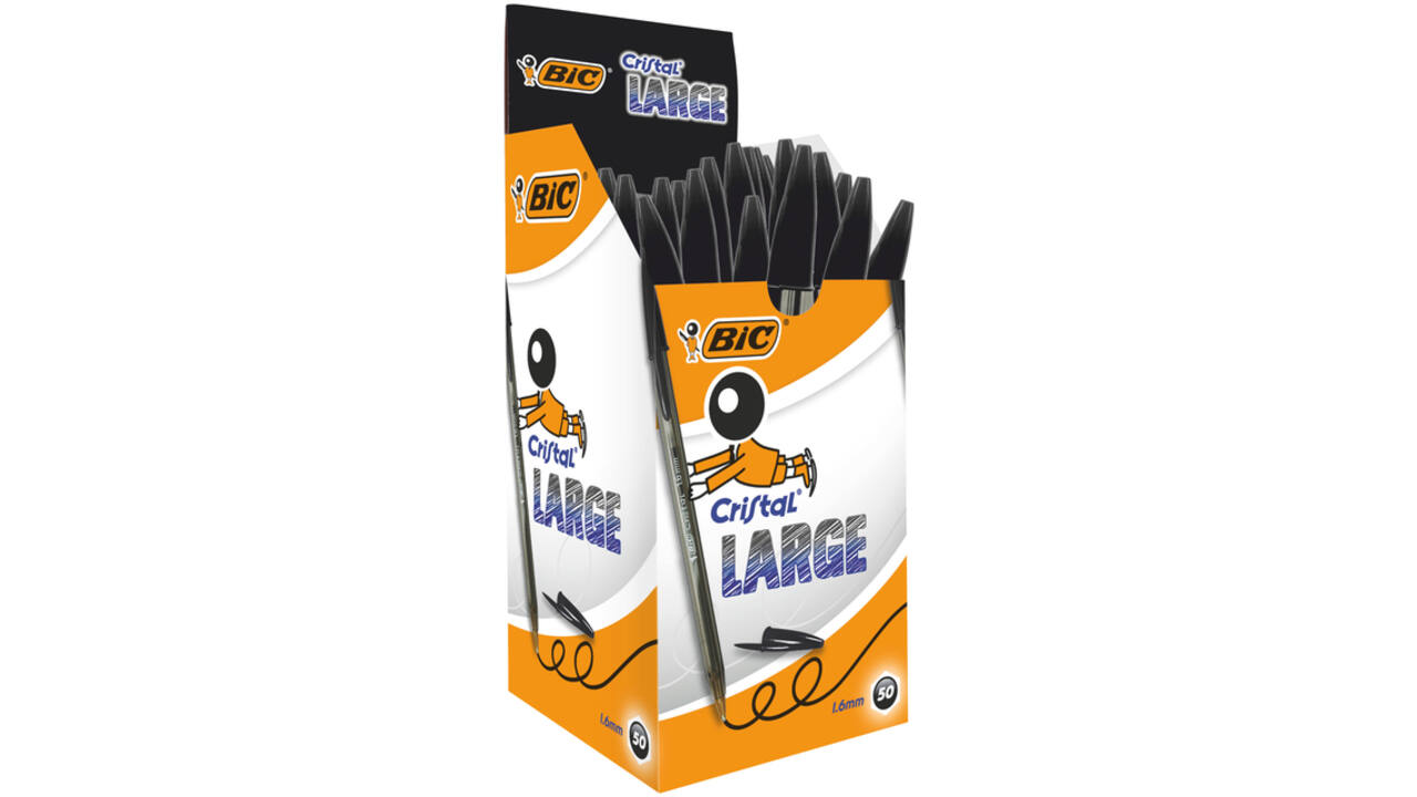 Balpen Bic Cristal large zwart