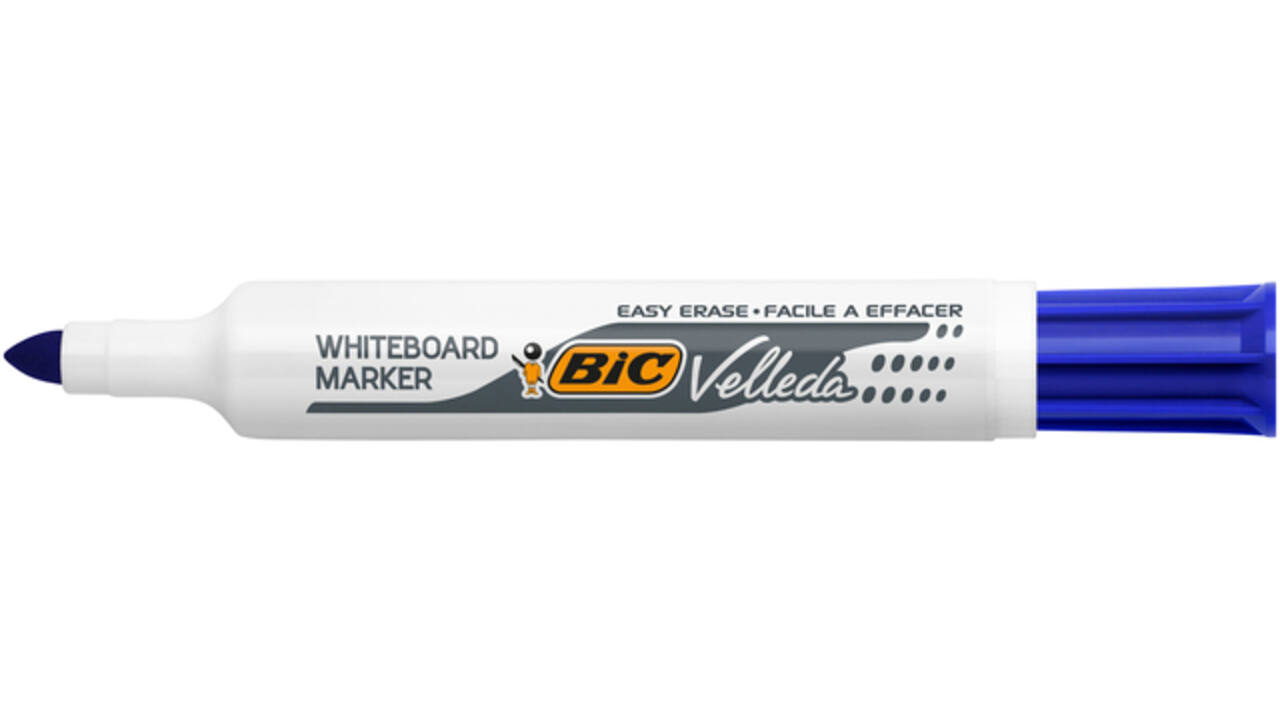 Whiteboardmarker Bic Velleda 1711 rond large blauw