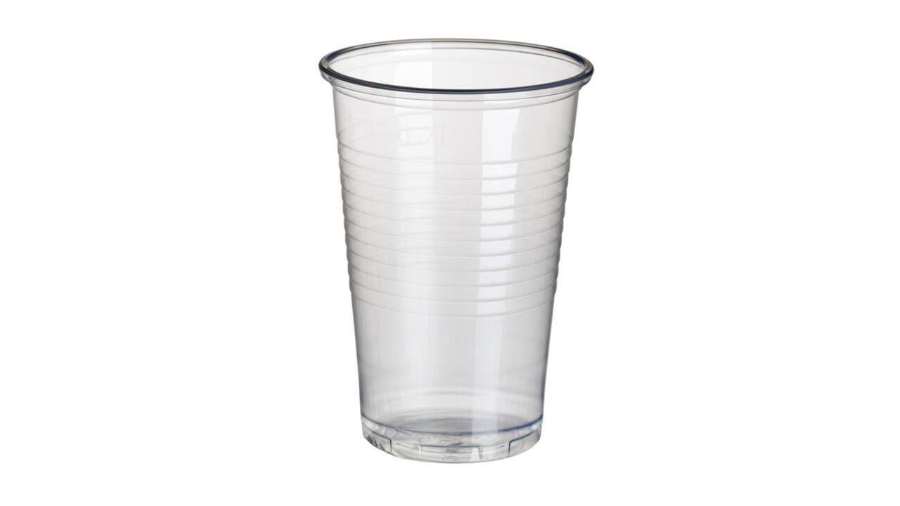 Beker Papstar 200ml Ø 70.3mm PP transparant 100 stuks